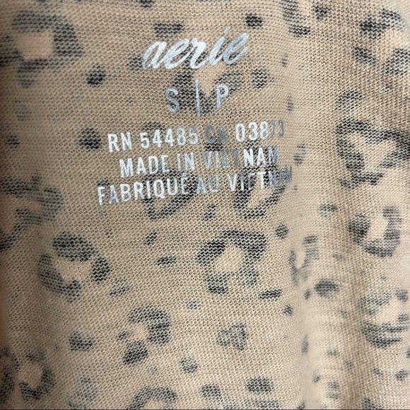 Aerie Leopard Print Tee Shirt Dress - Picture 5 of 6